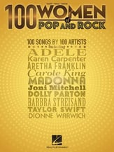 100 Women of Pop and Rock piano sheet music cover